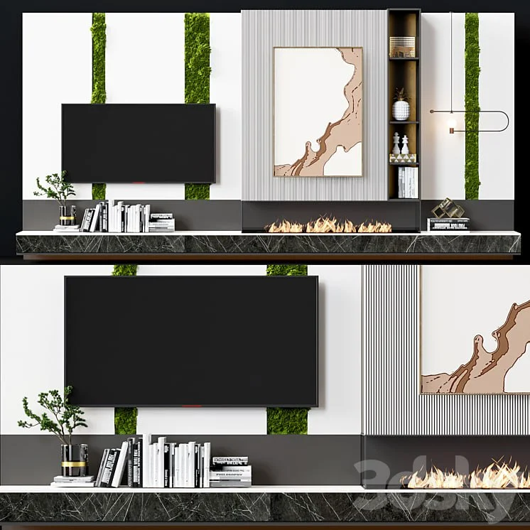 TV wall modern 73